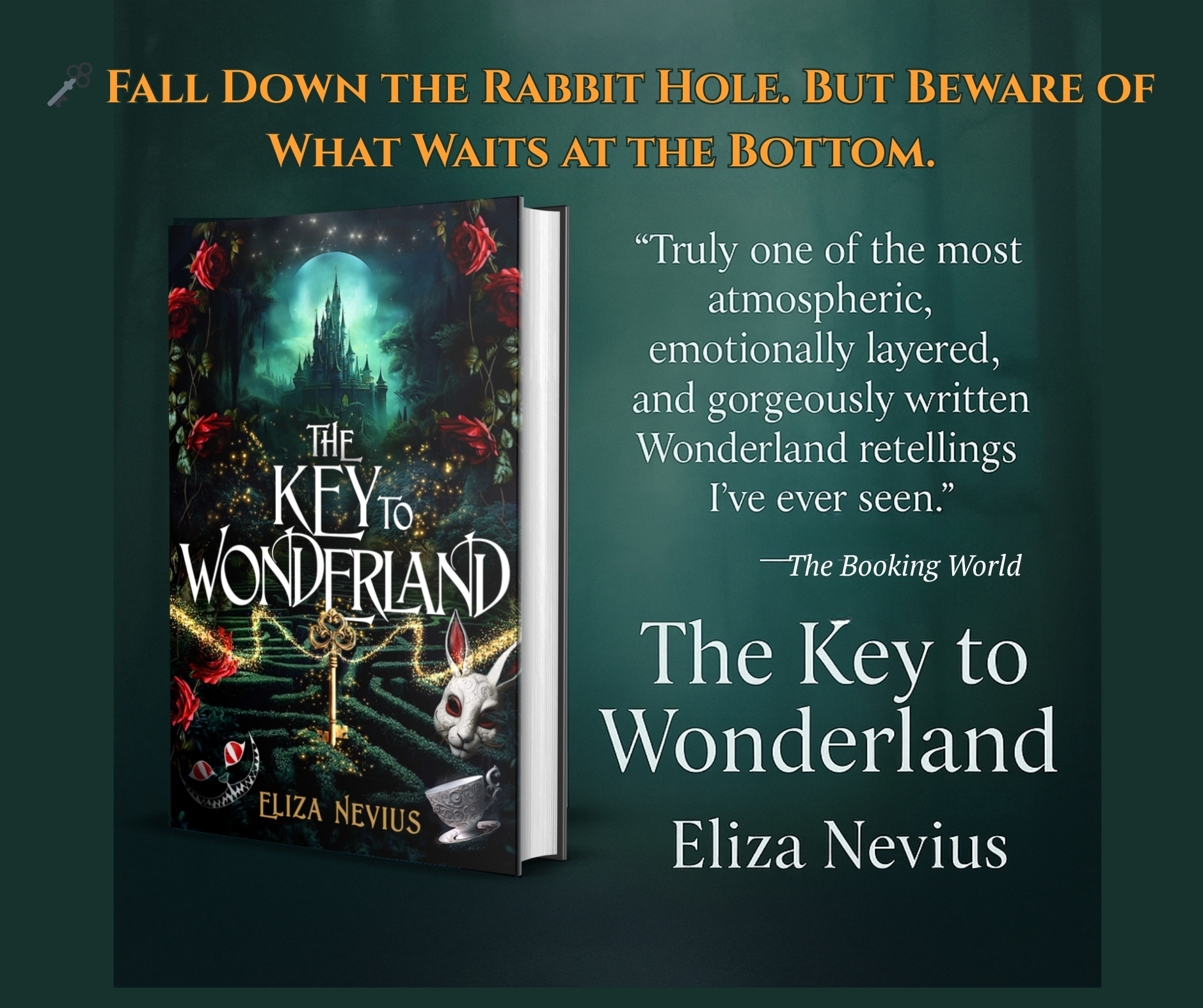 The Key To Wonderland Now Available in Paperback Audiobook on the way